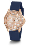 Guess Comet Rose Gold & Navy Watch