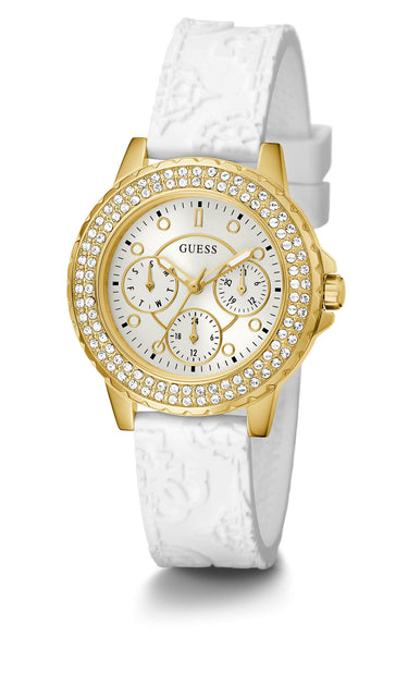 Guess Crown Jewel Gold Watch