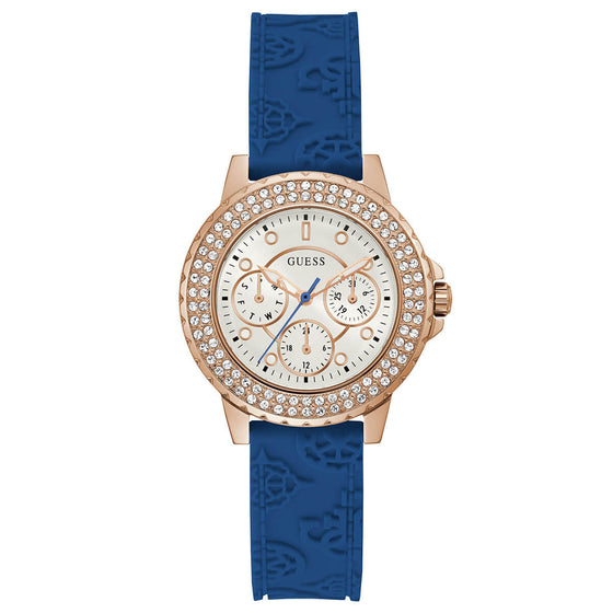 Guess Crown Jewel Rose Gold Watch