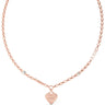 Guess Falling In Love Rose Gold Necklace