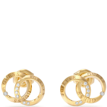 Guess Forever Links Gold Stud Earrings