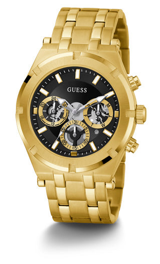 Guess Gents Continental Gold Watch