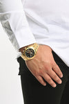 Guess Gents Continental Gold Watch