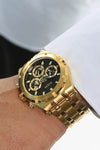 Guess Gents Continental Gold Watch