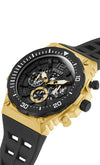 Guess Gents Exposure Gold & Black Watch