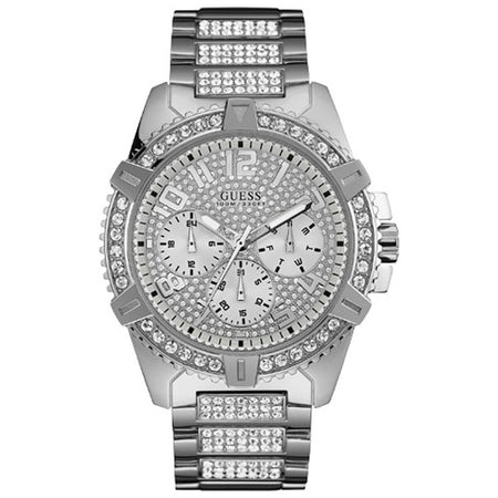 Guess Gents Sports Silver Watch