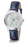 Guess Glamour Silver & Navy Watch