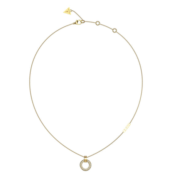 Guess Gold Circle Lights Necklace