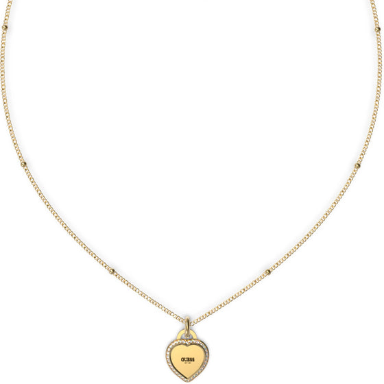 Guess Gold Fine Heart Necklace