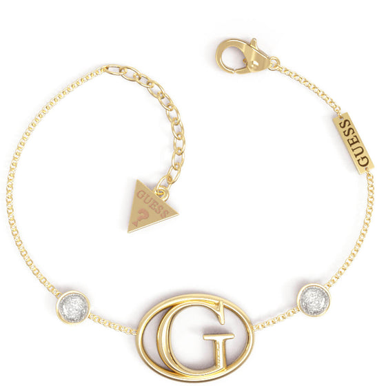 Guess Gold Iconic Logo Bracelet