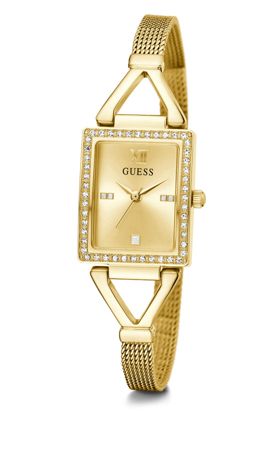 Guess Grace Gold Skinny Mesh Watch