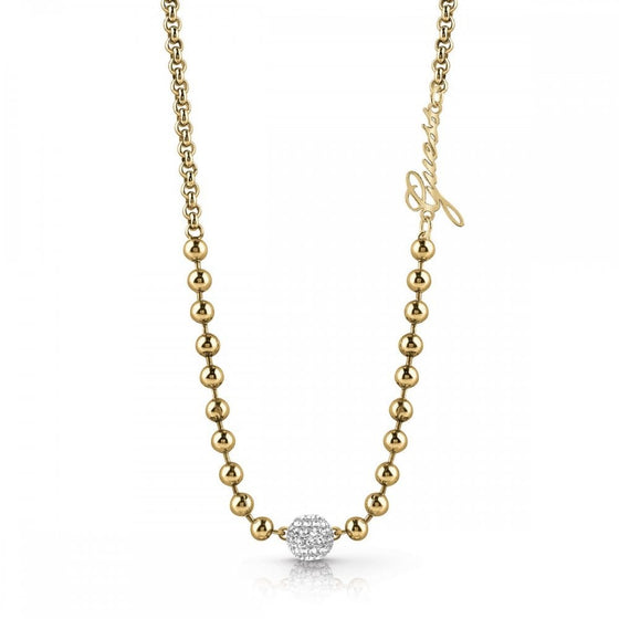 Guess Gold Ball Necklace