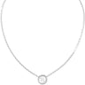 Guess Life In 4G Logo Silver Necklace