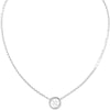 Guess Life In 4G Logo Silver Necklace