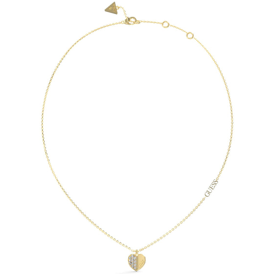 Guess Lovely Heart Gold Necklace