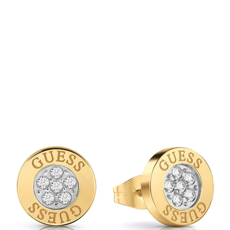Guess Party Gold Stud Earrings