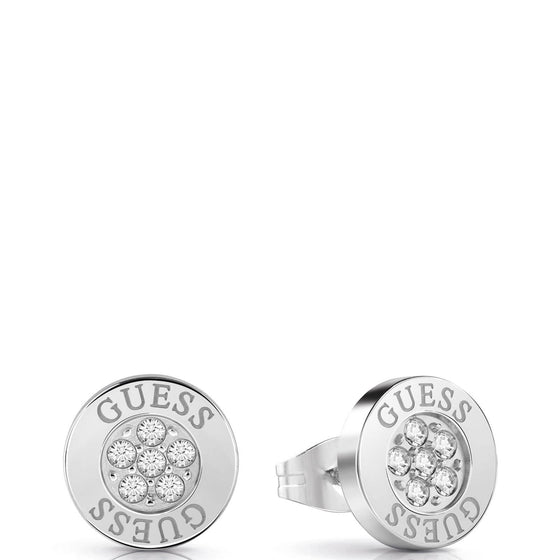 Guess Party Silver Stud Earrings