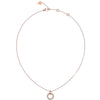 Guess Rose Gold Circle Lights Necklace