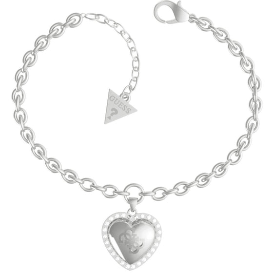 Guess Silver That's Amore Bracelet