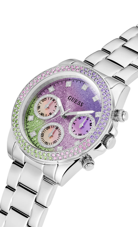 Guess Sol Silver Multi Watch