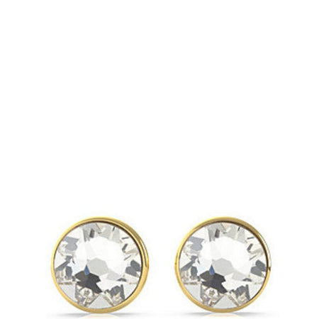 Guess Gents Frontiers Gold Crystal Stud Earrings
