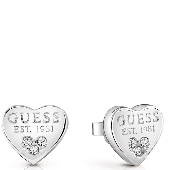 Guess All About Shine Silver Earrings