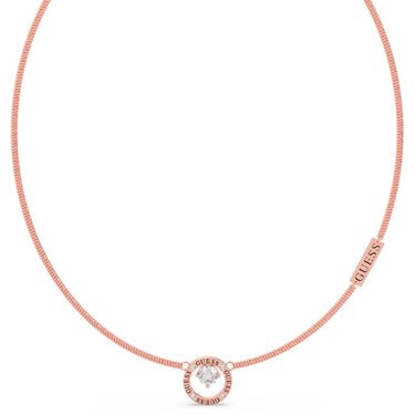 Guess All Around You Rose Gold Necklace 