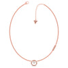 Guess All Around You Rose Gold Necklace