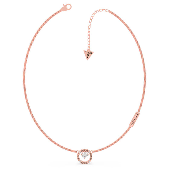 Guess All Around You Rose Gold Necklace