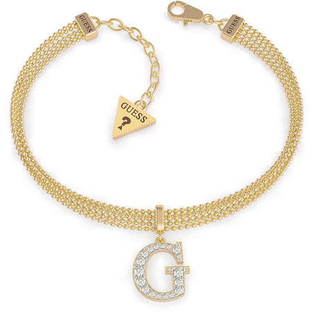 Guess G Multi Chain Gold Bracelet