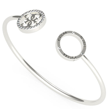 Guess Equilibre Silver Bangle