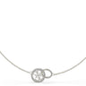 Guess Equilibre Silver Necklace