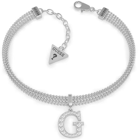 Guess G Multi Chain Silver Bracelet
