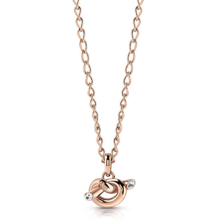 Guess Knot Rose Gold Necklace