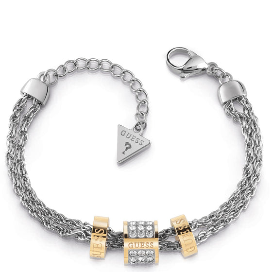 Guess Love Knot Two Tone Bracelet