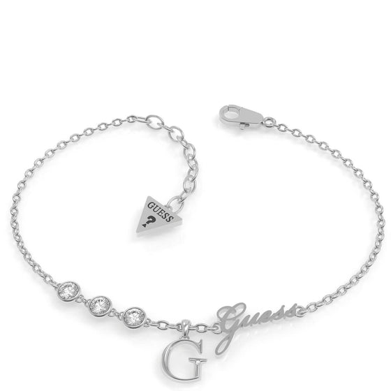 Guess Miniature G Charm Silver Bracelet ubb79038-l 