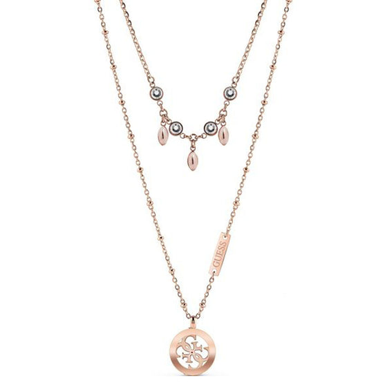 Guess Tropical Sun Rose Gold Necklace