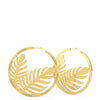 Guess Tropical Sun Gold Disc Earrings UBE70228