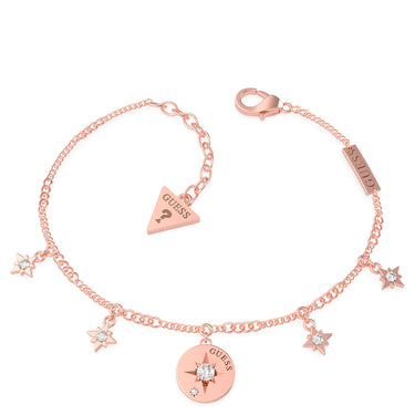 Guess Wanderlust Rose Gold Bracelet ubb20032-l 