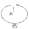Guess Queen Of Heart Silver Bracelet ubb79012-l