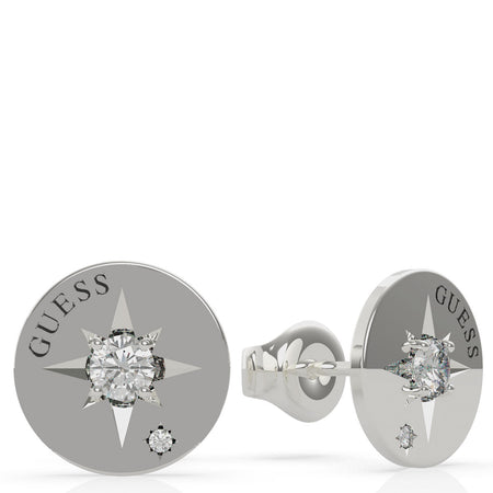 Guess Wanderlust Silver Earrings