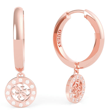 Guess Miniature Rose Gold Earrings UBE79044 