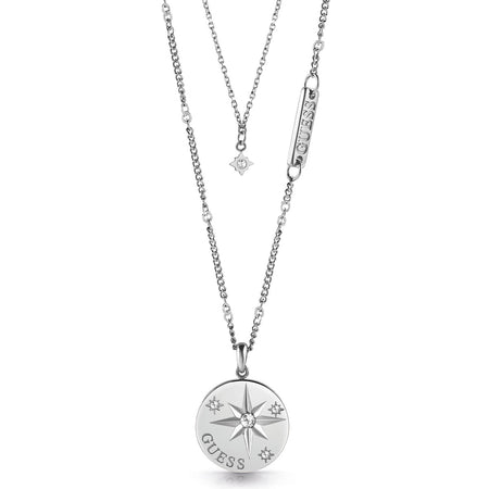 Guess Wanderlust Silver Necklace