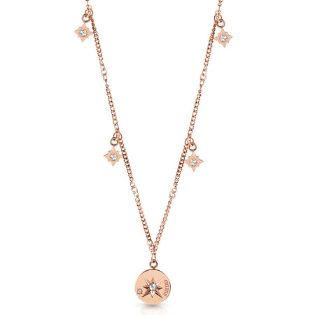 Guess Wanderlust Rose Gold Necklace