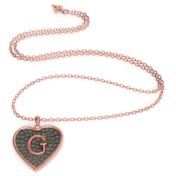 Guess Shine Rose Gold Necklace UBN79041 