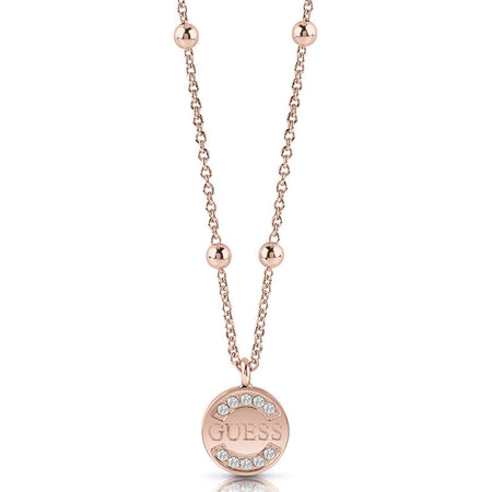 Guess UpTown Chic Rose Gold Necklace