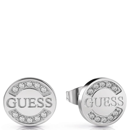 Guess Uptown Chic Silver Earrings
