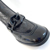 Hispanitas Black Patent Leather Block Heel Boots