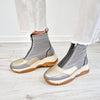 Hispanitas Metallic Leather Sneaker Boots