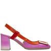 Hispanitas Pink Colourblock Leather Shoes